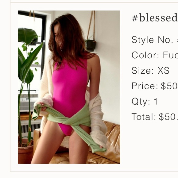 Free People #Blessed bodysuit - Picture 2 of 4
